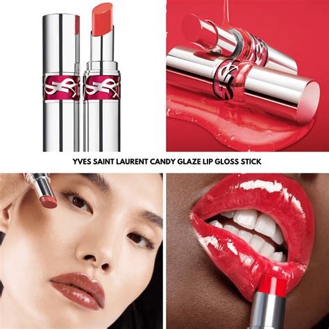 ysl glaze and gloss lip gloss|YSL glossy lipstick.